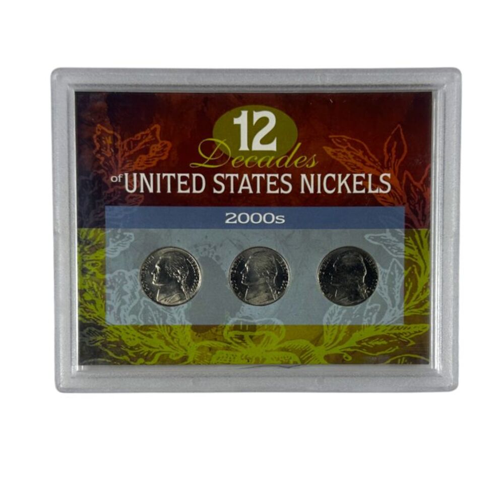 American Coin Treasures 3pc Coin Set 12 Decades of United States Nickels: 2000s